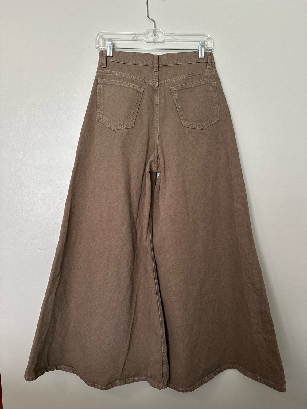 Anthropologie Pilcro Moss Wide-Leg High-Rise Puddle Jeans Size 27 Retro Flare - Picture 8 of 15